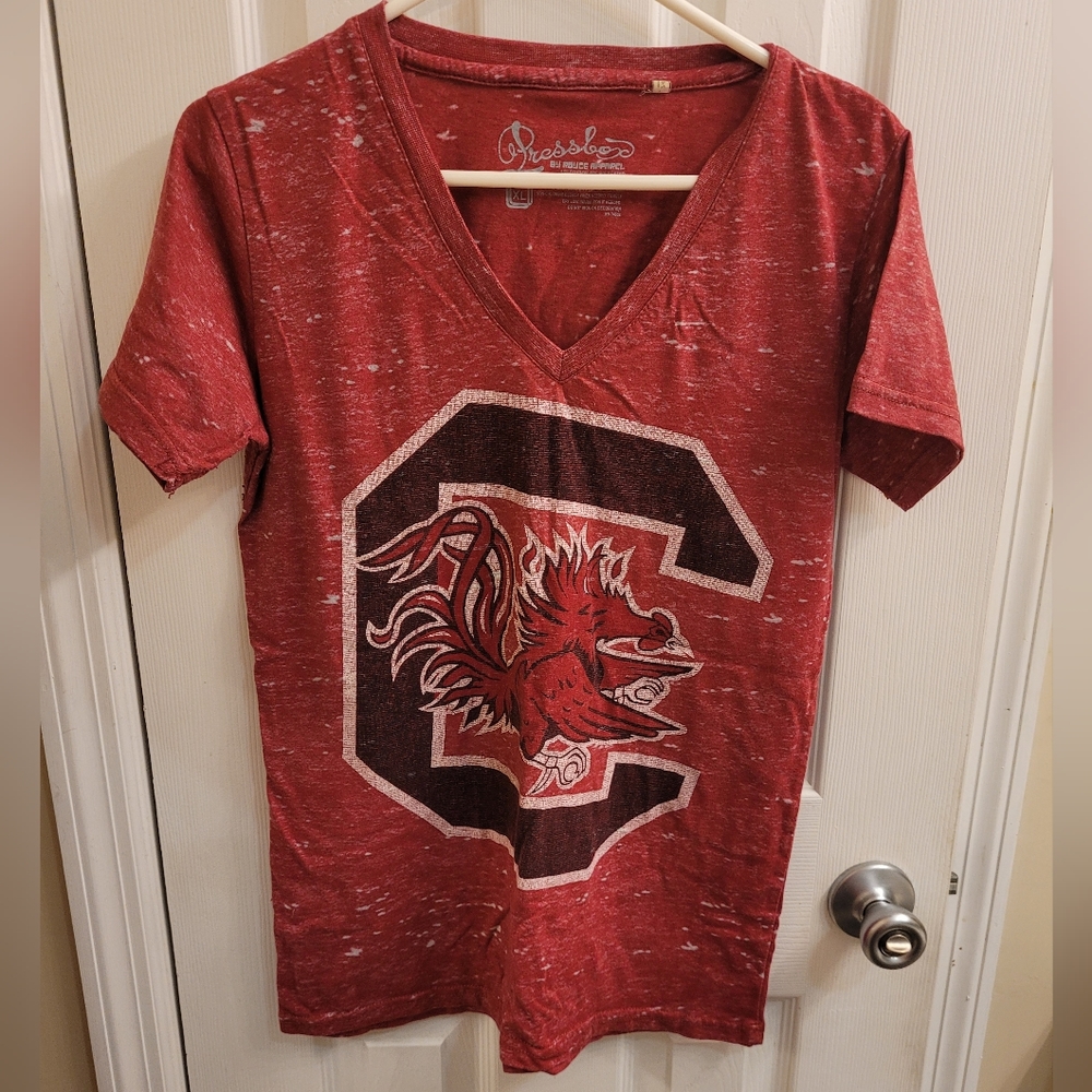 USC Gamecocks v-neck tee